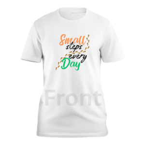 Small Steps custom t-shirt