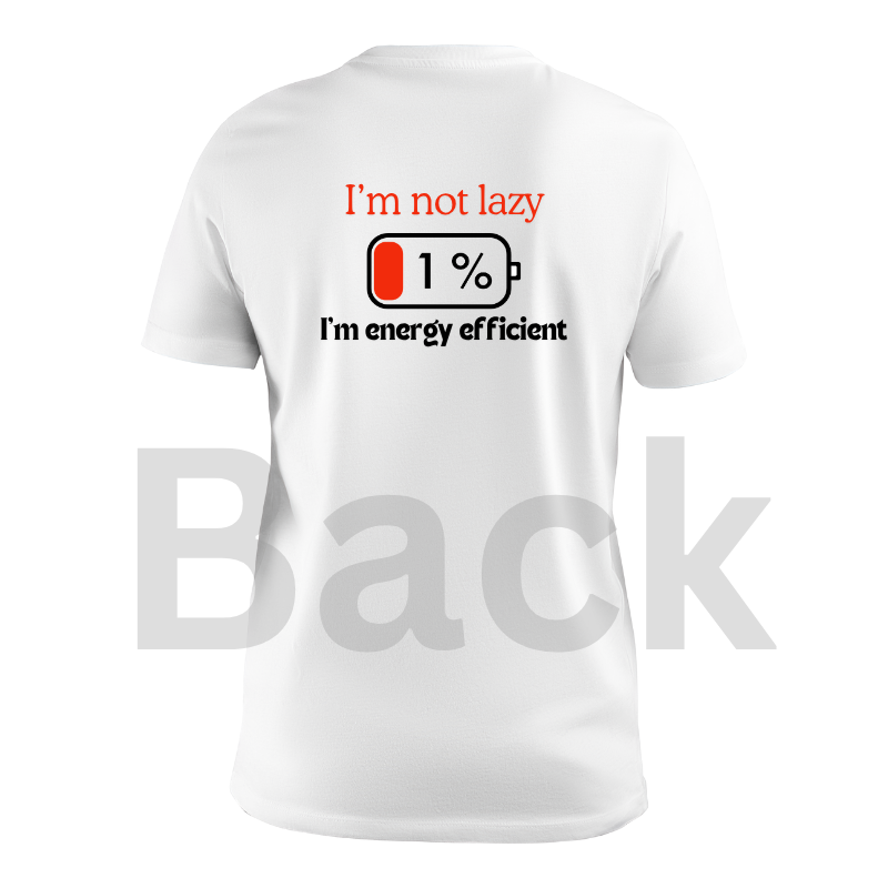 Energy Efficient custom t-shirt - Image 2