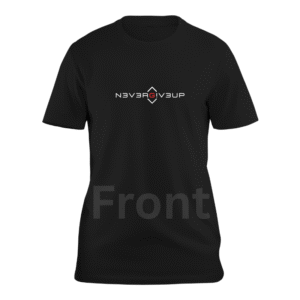 N3V3R G!VE UP custom t-shirt