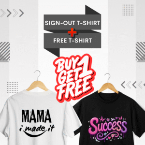 Promo Sign-out custom t-shirt